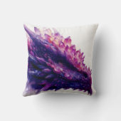 ファンタジー神秘的アメジストクリスタルドラゴンビースト クッション (裏面)