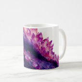 ファンタジー神秘的アメジストクリスタルドラゴンビースト コーヒーマグカップ (正面右)