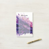 ファンタジー神秘的アメジストクリスタルドラゴンビースト ポストイット (デスク上)