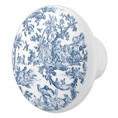 ファンタジー神話の生き物ヴィンテージトイルブルー セラミックノブ (右)