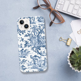 ファンタジー神話の生き物ヴィンテージトイルブルー Case-Mate iPhone 14ケース