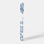 ファンタジー神話の生き物ヴィンテージトイルブルー iPhoneケース (右側面)