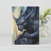 ファンタジー神話ブラックガルゴイル シーズンカード (スタンド正面)