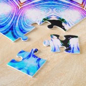 ファンタジー祭司魔導師マジョル鮮やかマンデラ ジグソーパズル (側面)