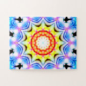 ファンタジー祭司魔導師マジョル鮮やかマンデラ ジグソーパズル (横)