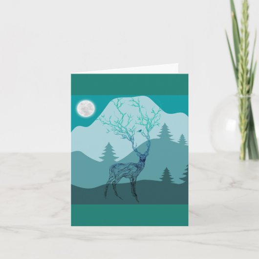 ファンタジー空白のメモカード ノートカード (正面)