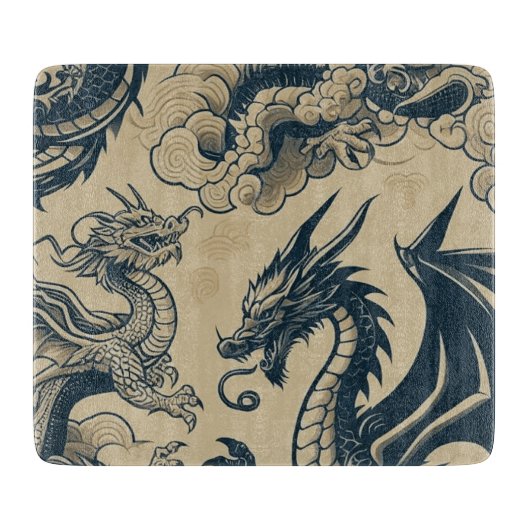 ファンタジー竜 カッティングボード (正面)