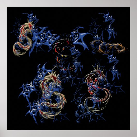 ファンタジー竜 ポスター (正面)