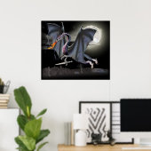 ファンタジー竜 ポスター (ホームオフィス)