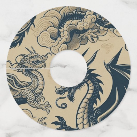 ファンタジー竜 ワイングラスタグ (正面)