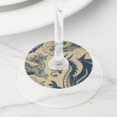 ファンタジー竜 ワイングラスタグ (クローズアップ)