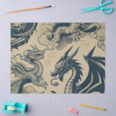 ファンタジー竜 薄葉紙 (クラフト)