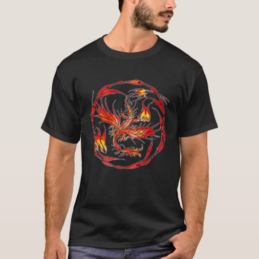 ファンタジー竜 Tシャツ (正面)