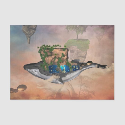 ファンタジー素晴らしクジラ 薄葉紙 (正面)