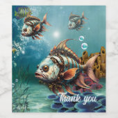 ファンタジー素晴らしスカンパンク ワインラベル (シングルラベル)