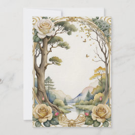 ファンタジー結婚と木 招待状