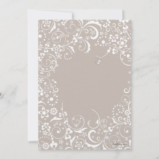 ファンタジー結婚式招待状 招待状 (裏面)