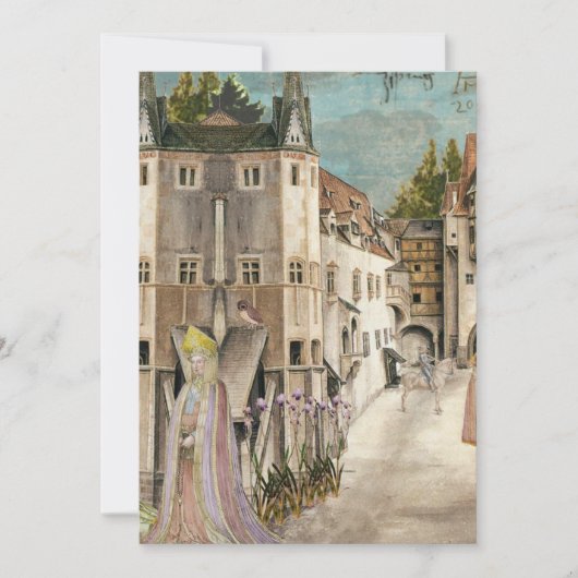 ファンタジー結婚式招待状 招待状 (正面)