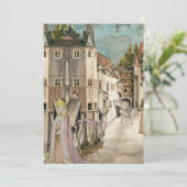 ファンタジー結婚式招待状 招待状 (スタンド正面)