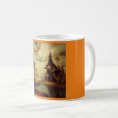 ファンタジー絵を描の3 – 中世の風景 コーヒーマグカップ (正面右)