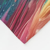 ファンタジー絵を描カワイズガール宇宙 フリースブランケット (角)