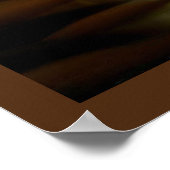 ファンタジー絵を描ズ4 – ランタンを持つ少女 ポスター (角)