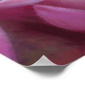 ファンタジー絵を描バラインピーチヴィンテージ植物学 ポスター (角)