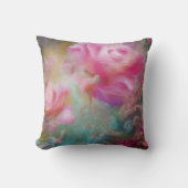 ファンタジー絵を描バラインヴィンテージ植物学 クッション (正面)