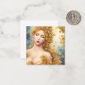 ファンタジー絵画のサイエンスフィクション絶妙な繊細なゴール ノートカード (正面/裏面インサイチュ)