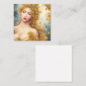 ファンタジー絵画のサイエンスフィクション絶妙な繊細なゴール ノートカード (正面/裏面)