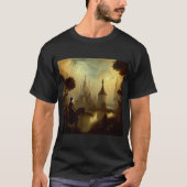 ファンタジー絵画の8 – 騎馬ライダー Tシャツ (正面)