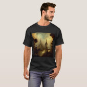 ファンタジー絵画の8 – 騎馬ライダー Tシャツ (正面フル)
