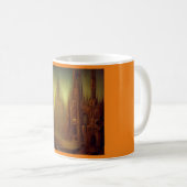 ファンタジー絵画の9 – 廃棄都市 コーヒーマグカップ (正面右)