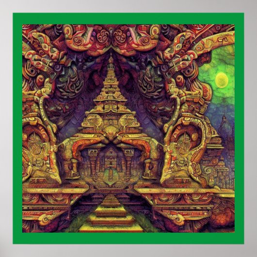 ファンタジー絵画ズ1 – テンプル ポスター (正面)