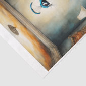 ファンタジー絵画界のクジャクの超現実的な姿 薄葉紙 (詳細)