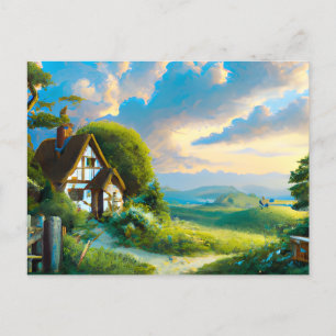 ファンタジー絵画風景 ポストカード