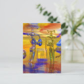 ファンタジー絵画，ファンタジー絵を描ズ ポストカード (スタンド正面)