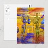 ファンタジー絵画，ファンタジー絵を描ズ ポストカード (正面/裏面)