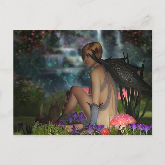 ファンタジー絵葉書 – フェアリー絵葉書 ポストカード (正面)