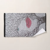 ファンタジー美しいモザイクウォーターカラーアート バスタオルセット (ハンドタオル)