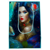 ファンタジー美しい人魚1 ミディアムペーパーバッグ (裏面)