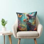 ファンタジー美しい妖精の花園 クッション (椅子)