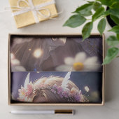 ファンタジー美しい花の妖精の切り離し 薄葉紙 (ギフト)