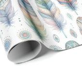 ファンタジー羽 ラッピングペーパー (ロールコーナー)