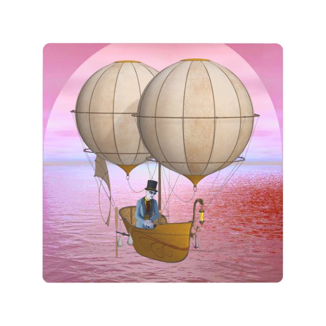 ファンタジー航海 メタルプリント (正面)