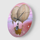 ファンタジー航海 ラージ壁時計 (傾斜)