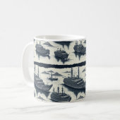 ファンタジー艦隊 コーヒーマグカップ (正面左)