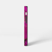 ファンタジー色の背景抽象芸術パターン iPhoneケース (左側面)