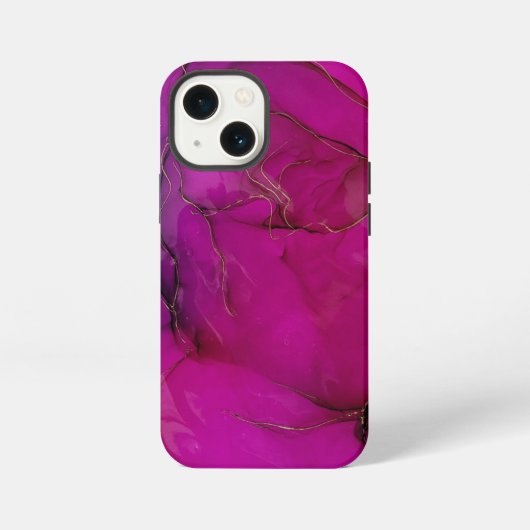 ファンタジー色の背景抽象芸術パターン iPhoneケース (裏面)