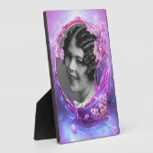 ファンタジー花とウォーターアートフレームプラーク フォトプラーク (側面)